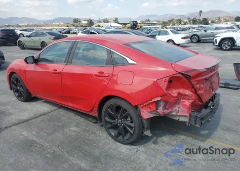 2021 Honda Civic Sport из США, поврежденный, VIN 2HGFC2F82MH513943